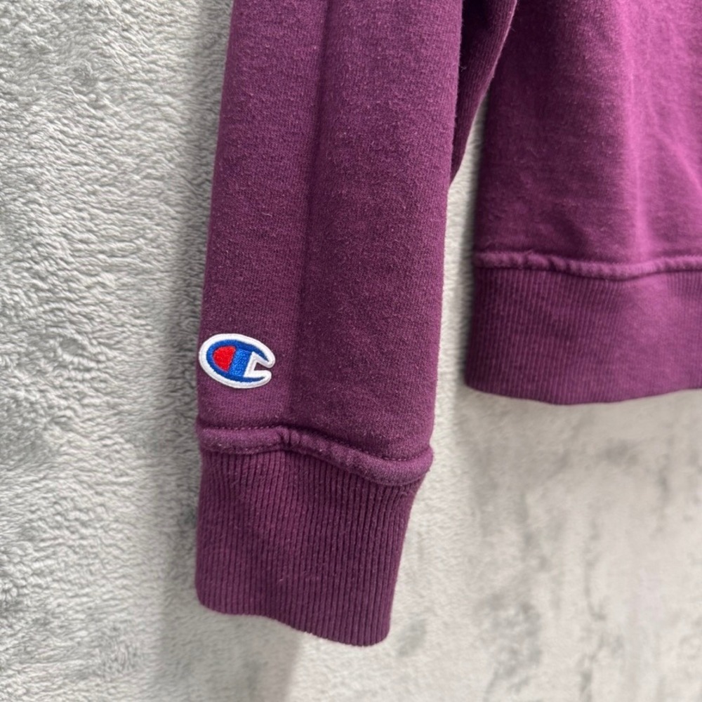 Champion Authentic Athleticwear Purple Graphic Logo Hoodie GF536 Womens Small - Picture 9 of 9